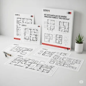 Set de Plantillas de Diseño Arquitectónico 'Pro-Escala'