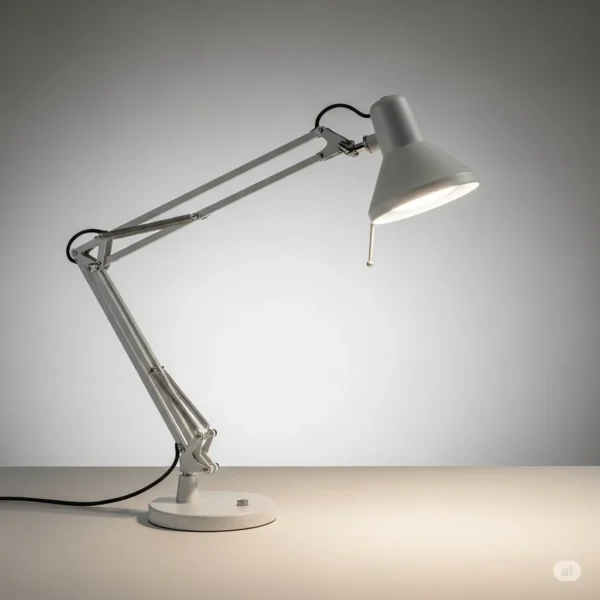 Lámpara de Mesa LED con Brazo Articulado 'Luz de Proyecto'