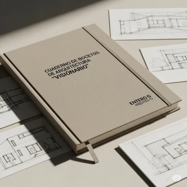 Cuaderno de Bocetos de Arquitectura 'Visionario'